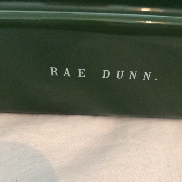 Rae Dunn soap dish in a beautiful green. - Picture 2 of 6